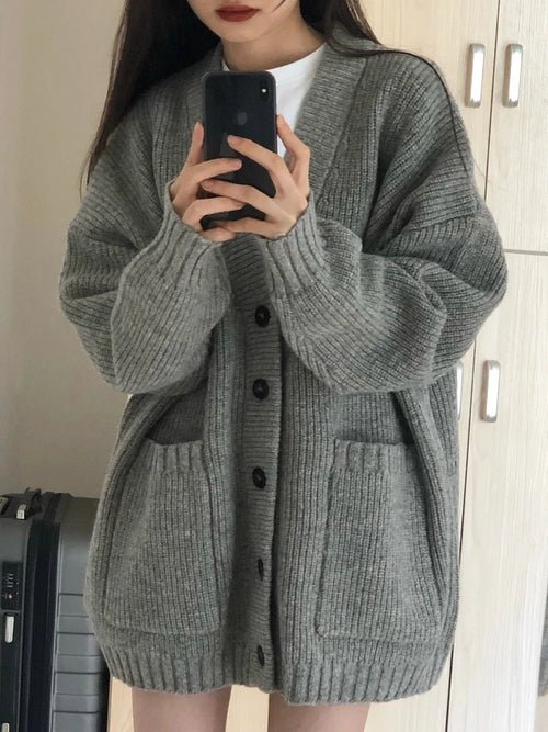 Autumn Cardigan Fashion Sweater Long Sleeve - Bubble Girl