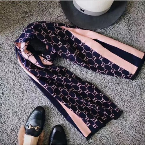 Bohemian Style Cashmere Scarf With Pattern - Bubble Girl