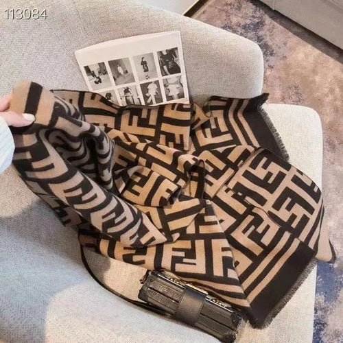 Bohemian Style Cashmere Scarf With Pattern - Bubble Girl