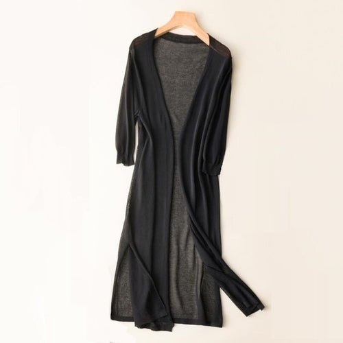 Cardigan Women Long Lightweight - Bubble Girl