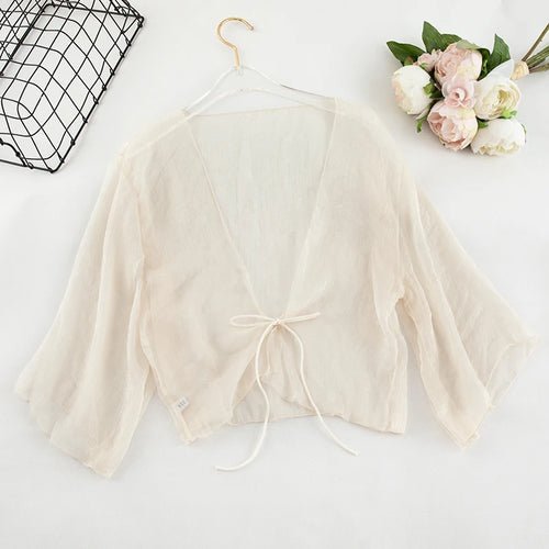 Chiffon Shawl Tie - Front Short - Bubble Girl