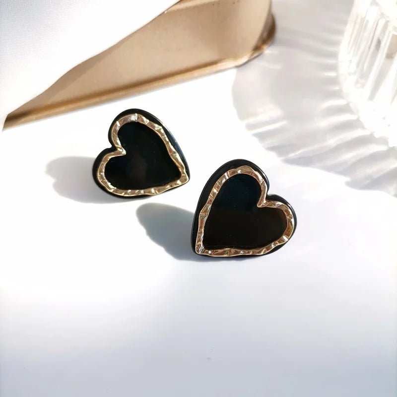 Daily Red Hearts Girls Doop Earrings Love Bohemian Earrings Fashion New Women Accessories - Bubble Girl