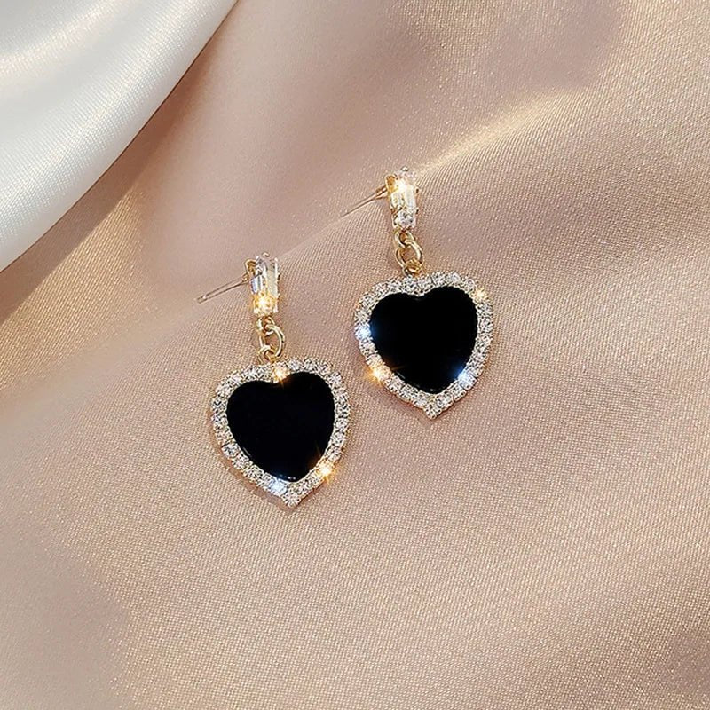 Daily Red Hearts Girls Doop Earrings Love Bohemian Earrings Fashion New Women Accessories - Bubble Girl