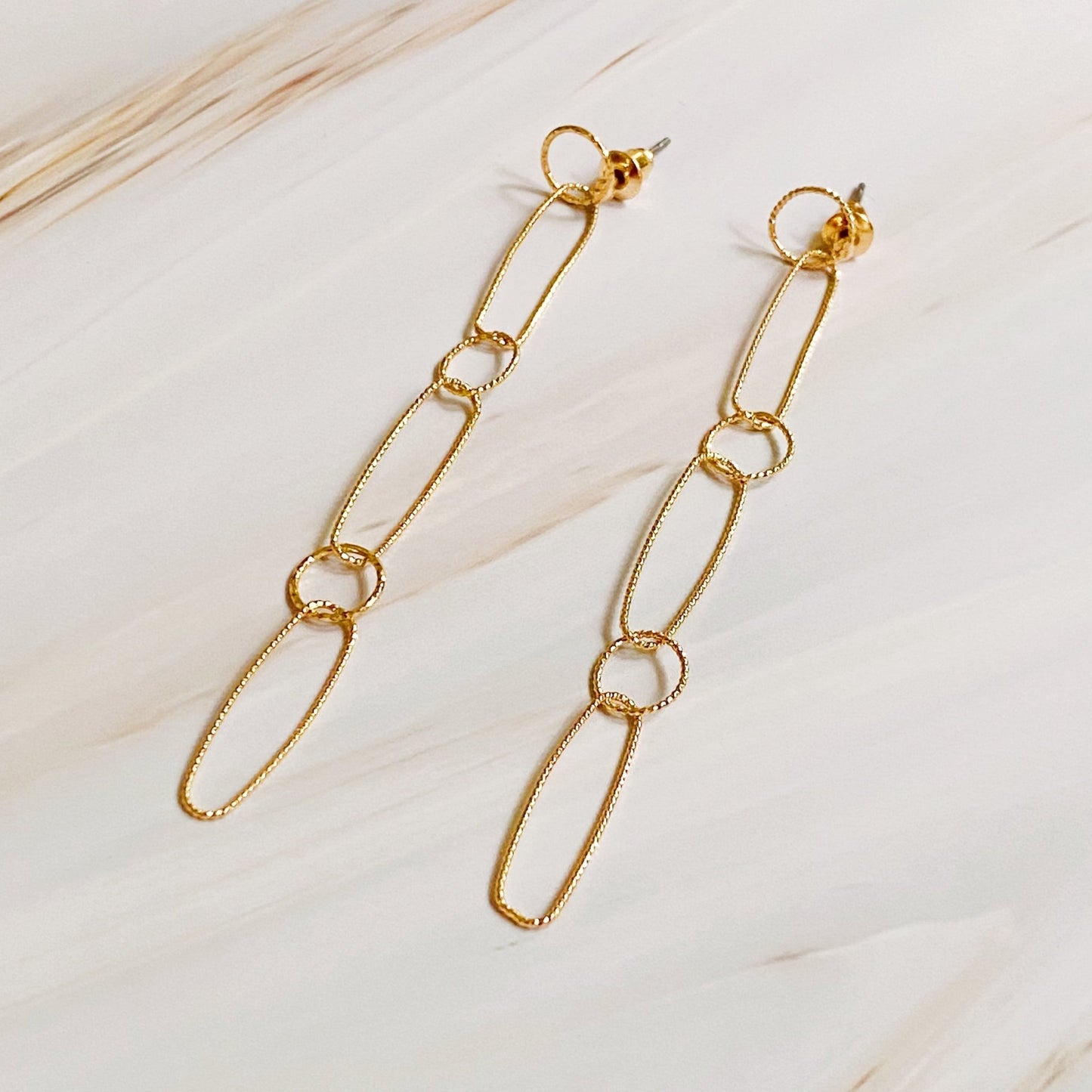 Dangle Dainty Chain Earrings - Bubble Girl