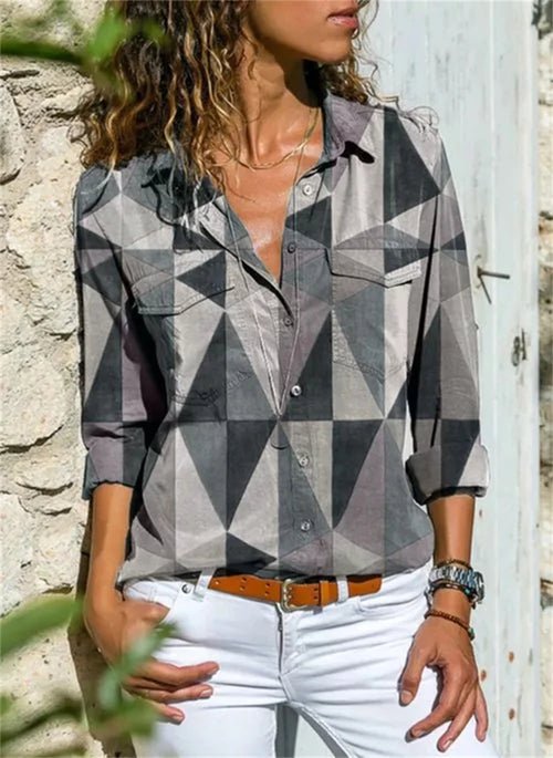 Elegant Fashion Women Shirt Loose Long Sleeve Large Size Shirt Women - Bubble Girl