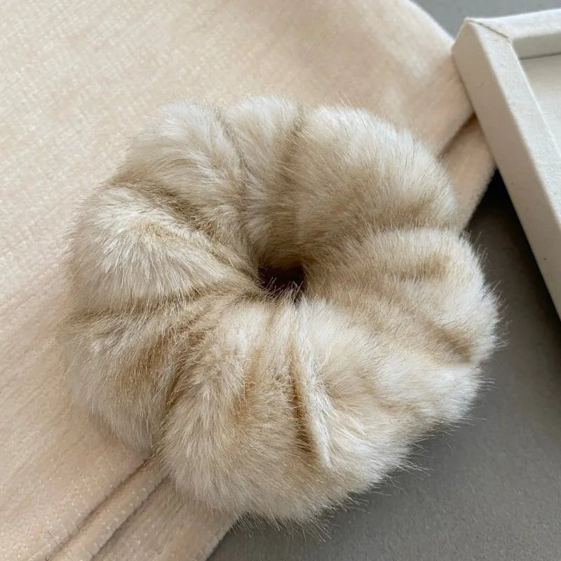 Fur Elastic Hair Bands Scrunchies - Bubble Girl