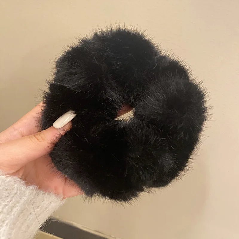 Fur Elastic Hair Bands Scrunchies - Bubble Girl