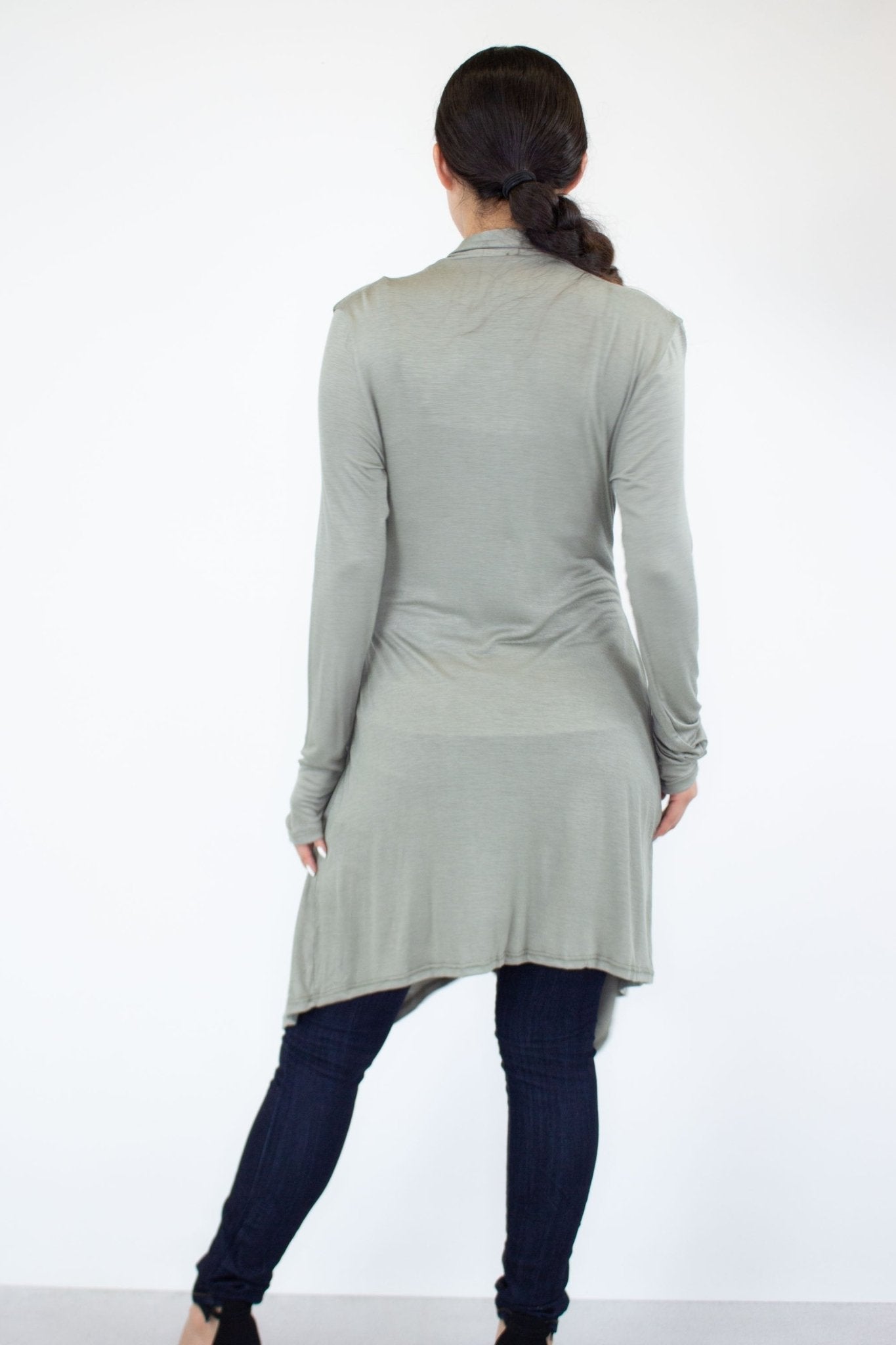Light Weight Waist Tie Cardigan - Bubble Girl