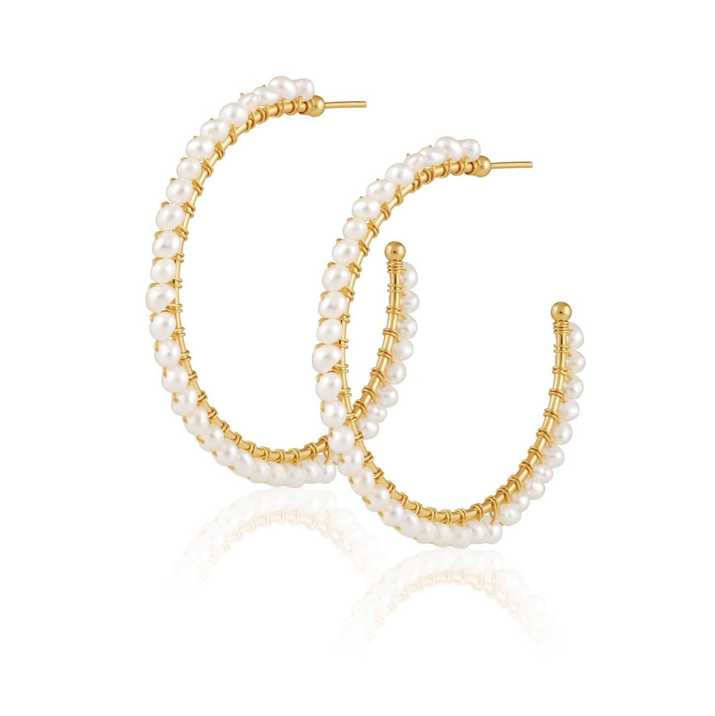 Marilyn Pearl Hoops - Bubble Girl