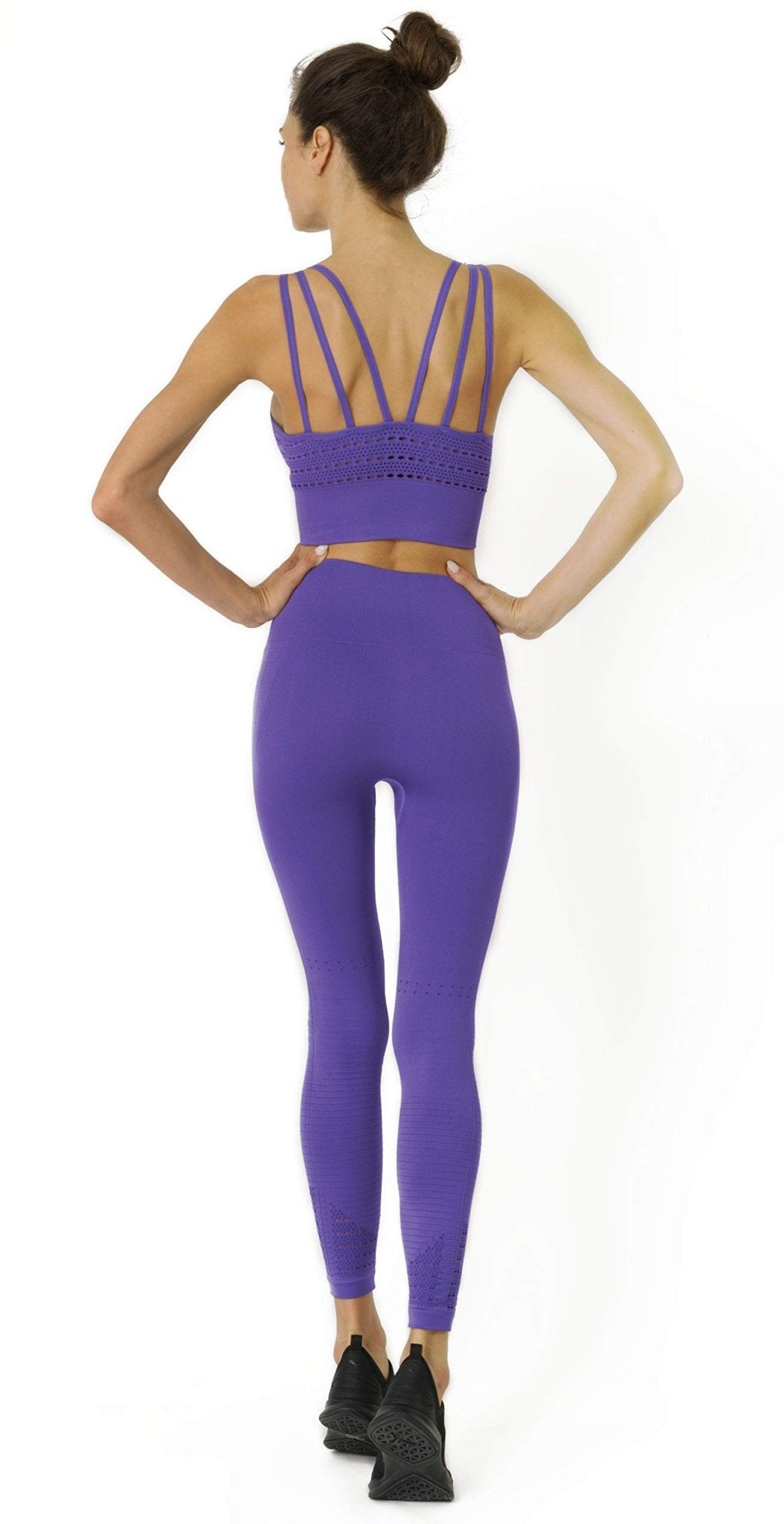 Mesh Seamless Set - Purple - Bubble Girl