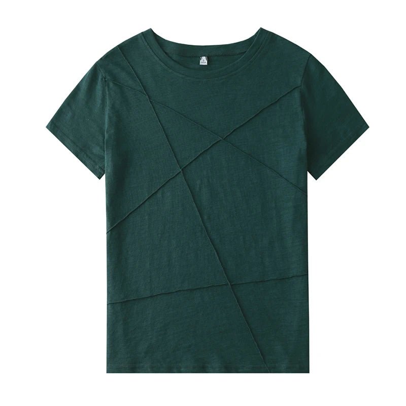 Slim Cotton Bamboo Women O - Neck T-Shirt - Bubble Girl