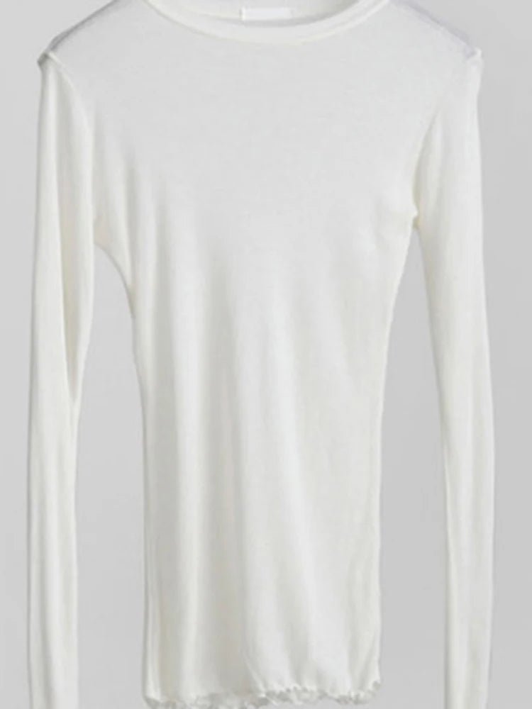 Women Cotton Elastic Long Sleeve - Bubble Girl