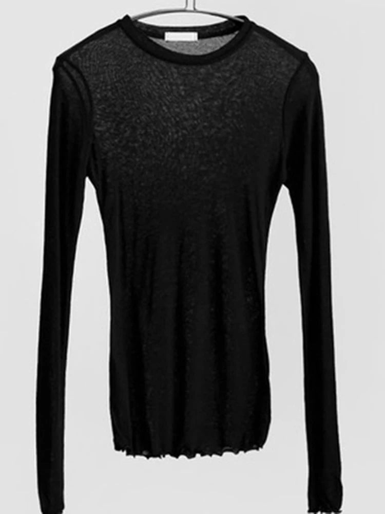 Women Cotton Elastic Long Sleeve - Bubble Girl