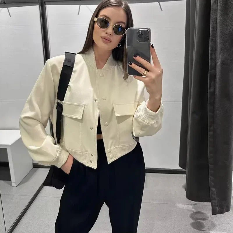 Women’s Bomber Jacket Coat - Bubble Girl