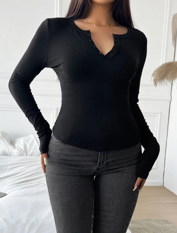 Y2K Clothes Autumn Sexy Spicy Girl Niche Long Sleeved Chic Button Knit - Bubble Girl