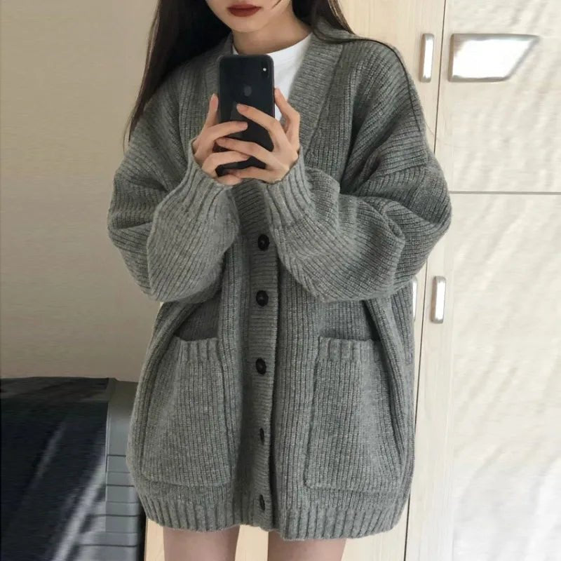 Autumn Cardigan Fashion Sweater Long Sleeve - Bubble Girl
