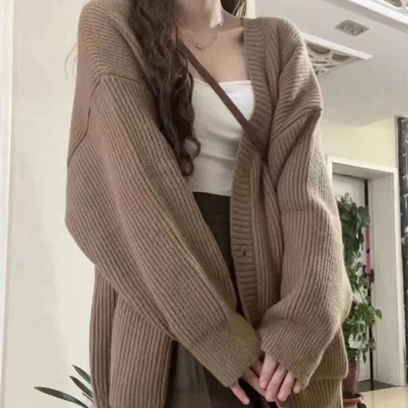 Autumn Cardigan Fashion Sweater Long Sleeve - Bubble Girl