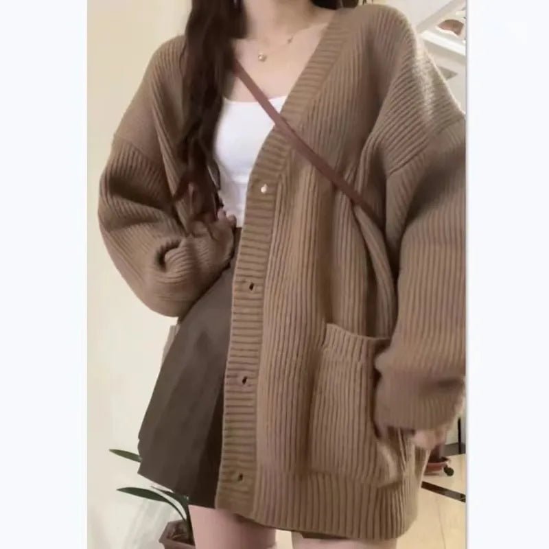 Autumn Cardigan Fashion Sweater Long Sleeve - Bubble Girl