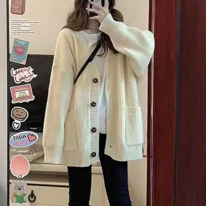 Autumn Cardigan Fashion Sweater Long Sleeve - Bubble Girl