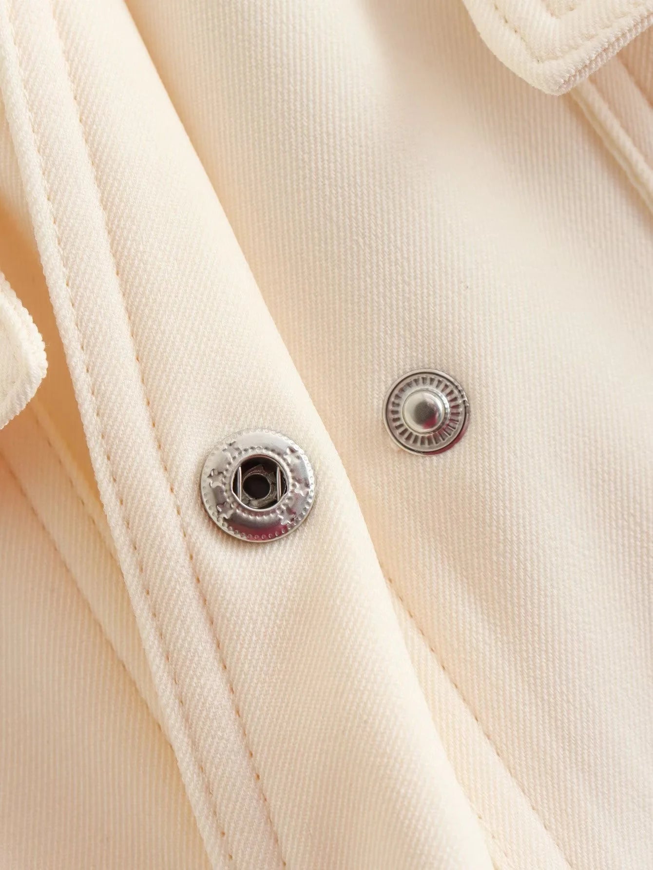 Bomber Jacket Coat Beige - Bubble Girl