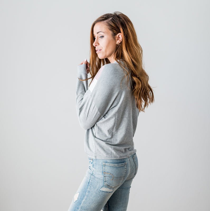 Chevron Long Sleeve Top - Bubble Girl