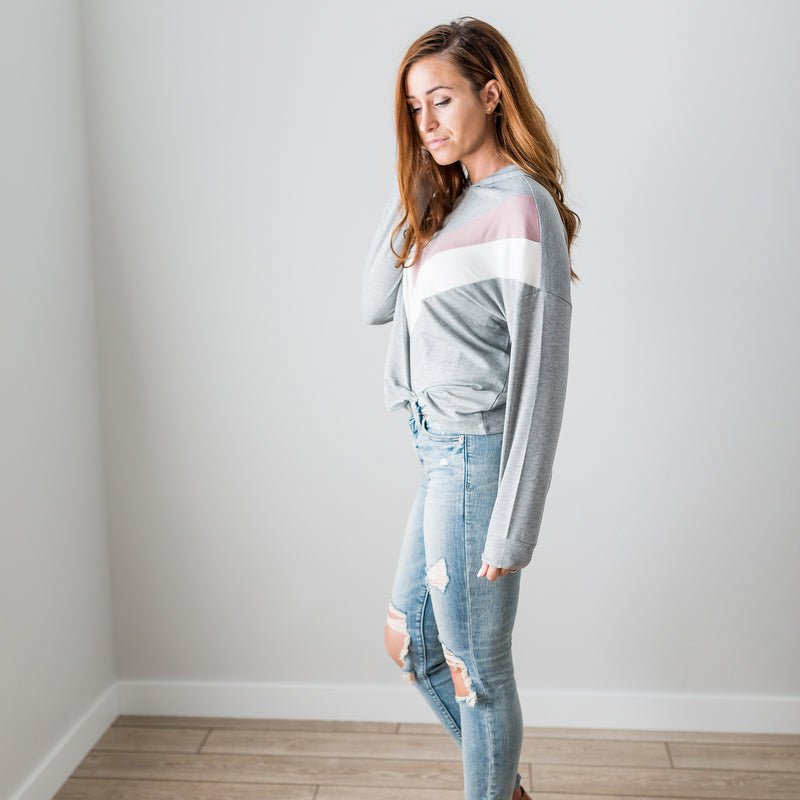 Chevron Long Sleeve Top - Bubble Girl