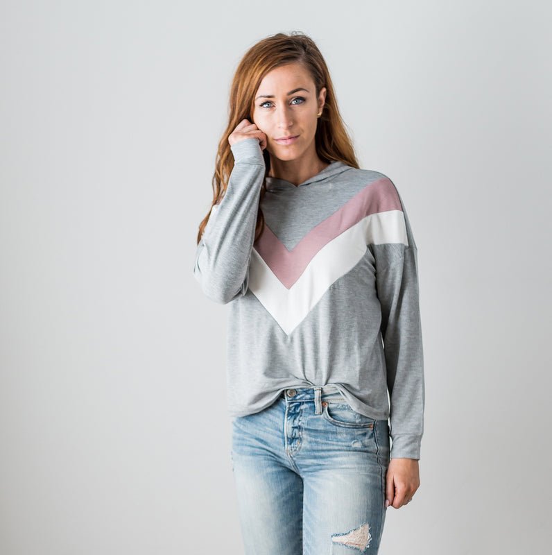 Chevron Long Sleeve Top - Bubble Girl