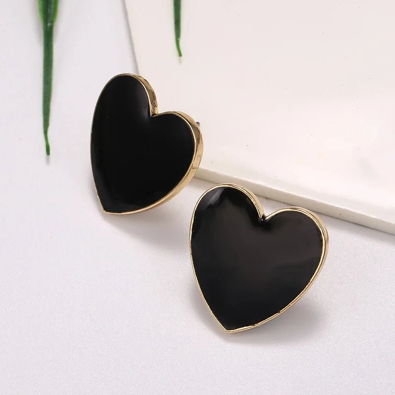 Daily Red Hearts Girls Doop Earrings Love Bohemian Earrings Fashion New Women Accessories - Bubble Girl