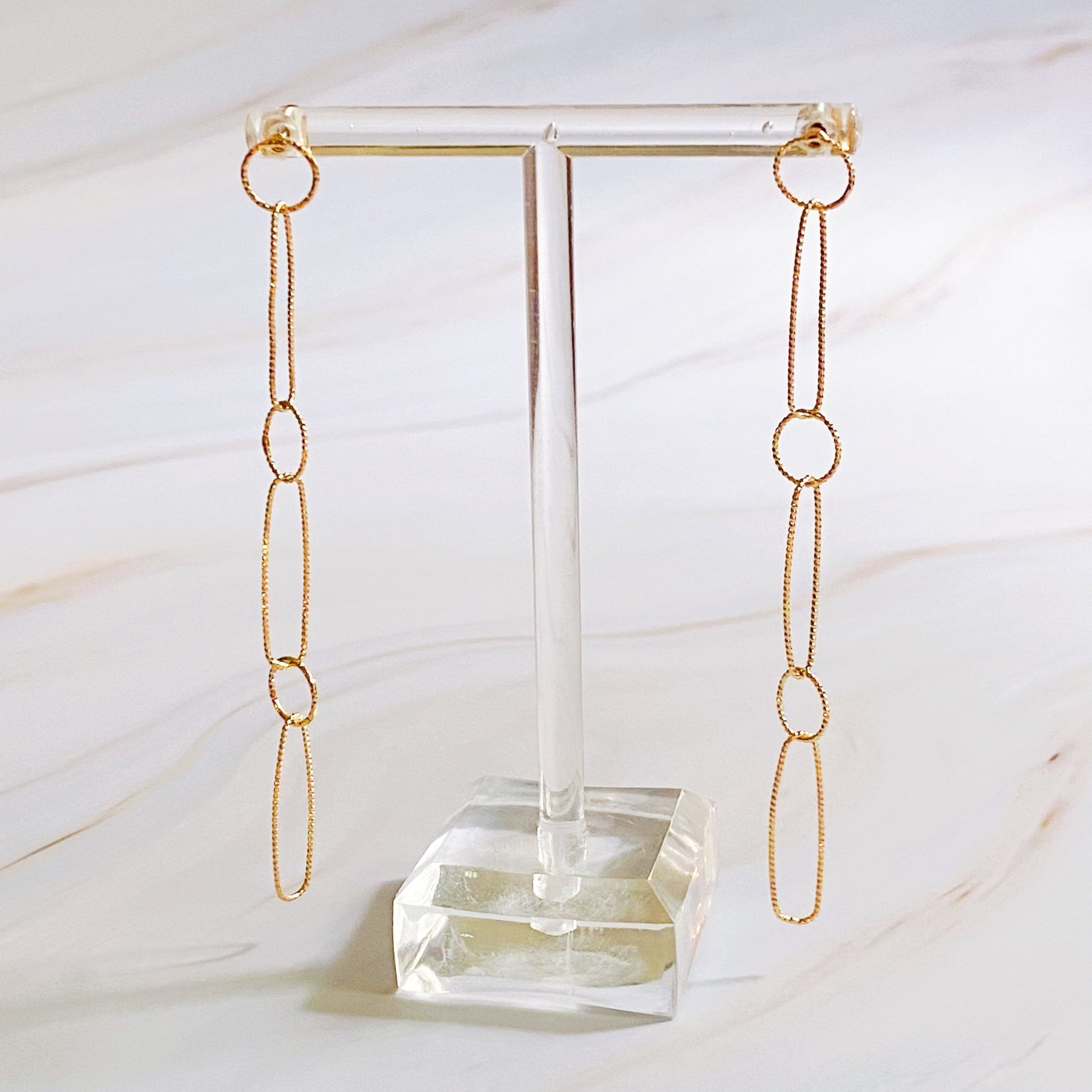 Dangle Dainty Chain Earrings - Bubble Girl
