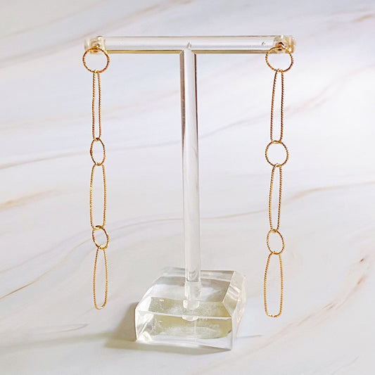 Dangle Dainty Chain Earrings - Bubble Girl
