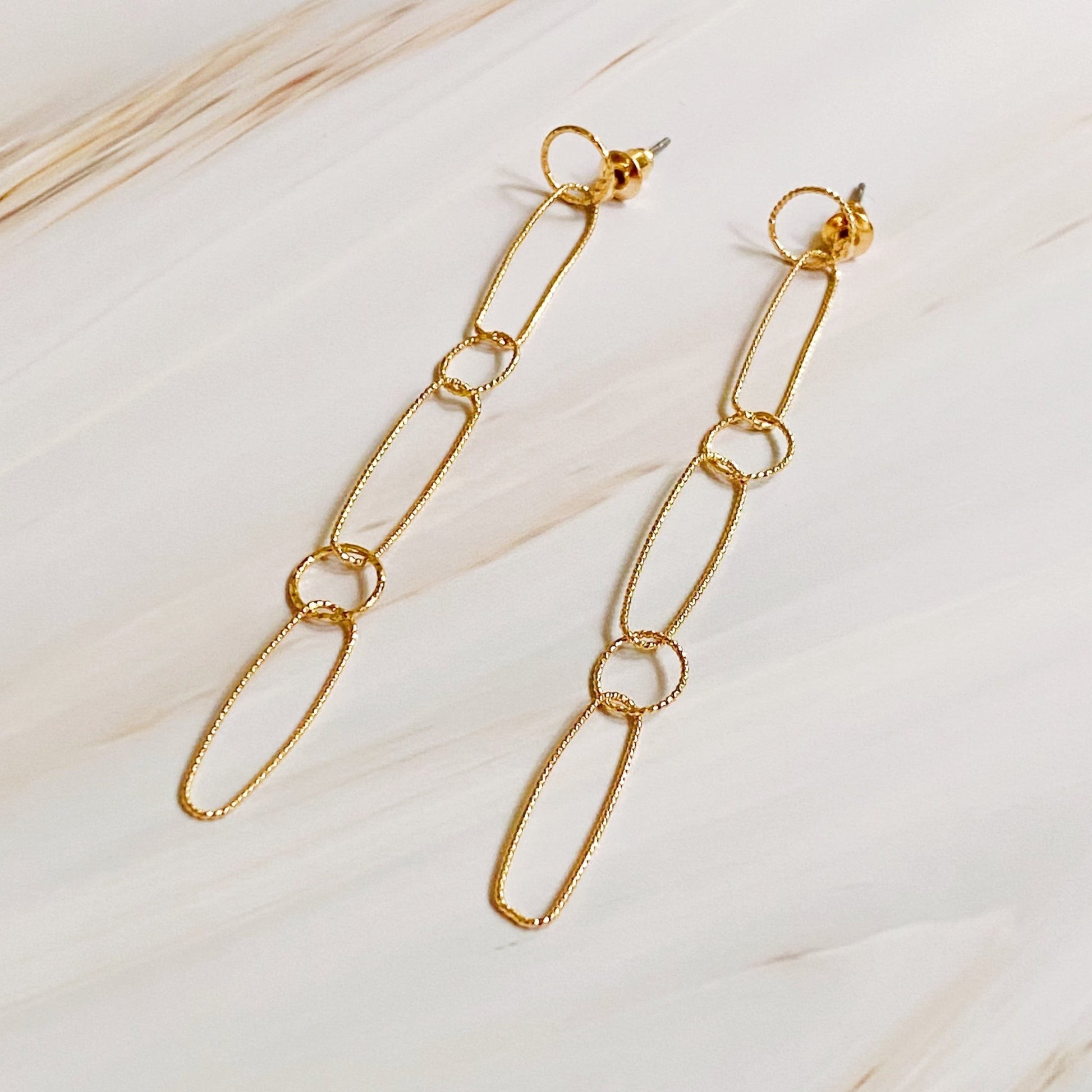Dangle Dainty Chain Earrings - Bubble Girl
