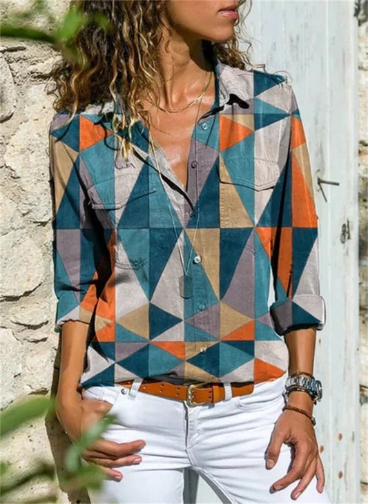 Elegant Fashion Women Shirt Loose Long Sleeve Large Size Shirt Women - Bubble Girl