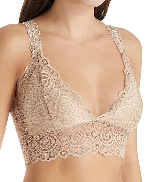 Lace V - Neck Bralette - Bubble Girl