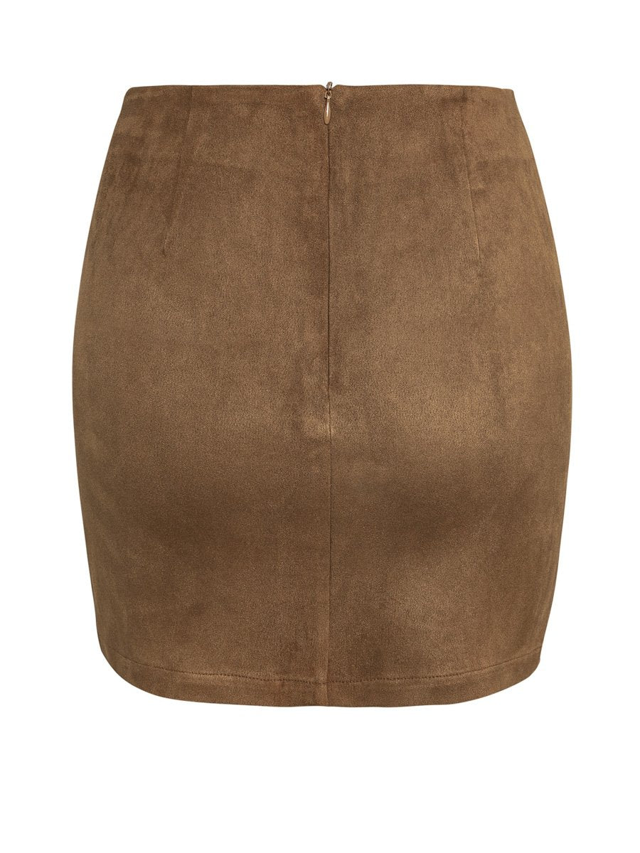 Skirt Suede Winter for Women - Bubble Girl