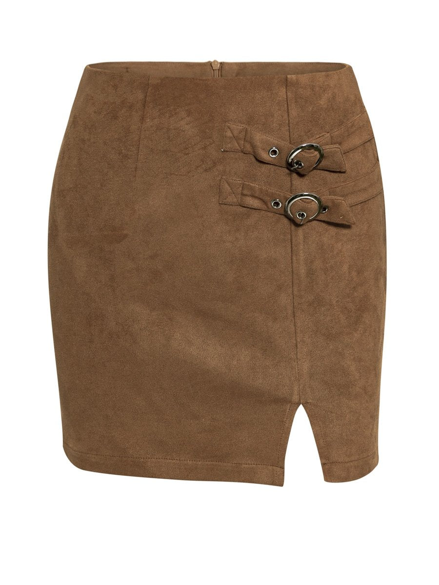 Skirt Suede Winter for Women - Bubble Girl