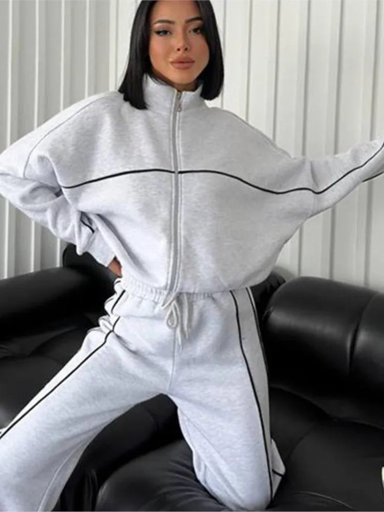 Women's Casual Long - Sleeved Set - Bubble Girl