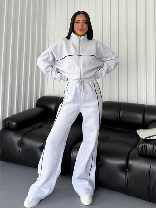 Women's Casual Long - Sleeved Set - Bubble Girl