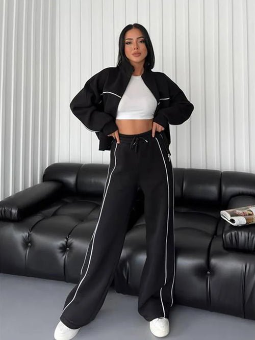 Women's Casual Long - Sleeved Set - Bubble Girl