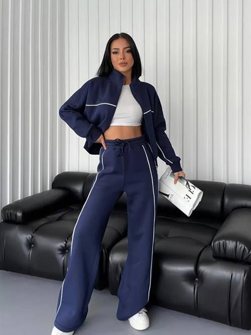 Women's Casual Long - Sleeved Set - Bubble Girl