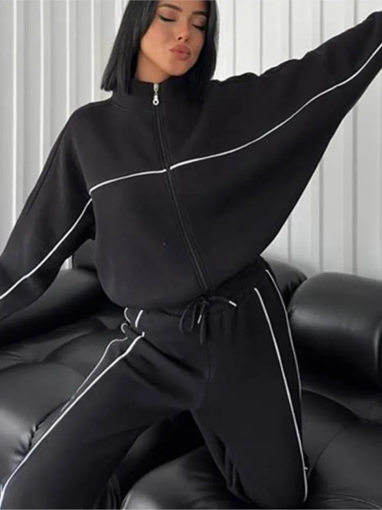 Women's Casual Long - Sleeved Set - Bubble Girl
