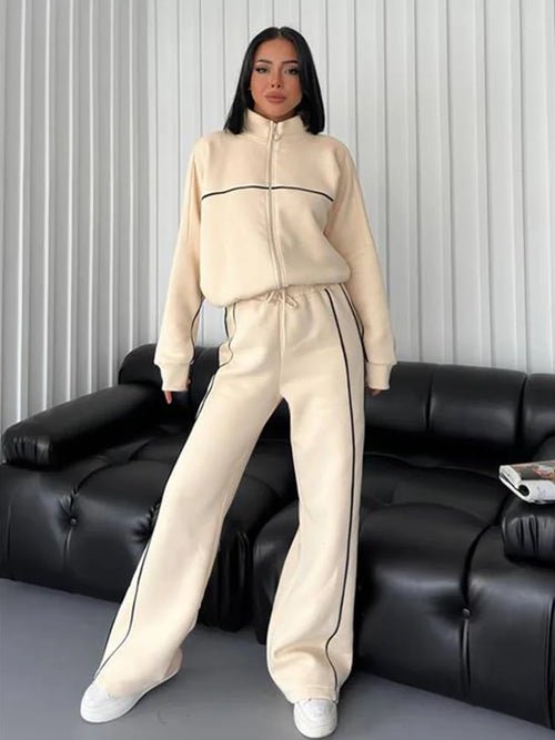 Women's Casual Long - Sleeved Set - Bubble Girl