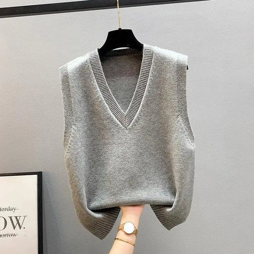 Women's Knitted Sweater Vest - Bubble Girl