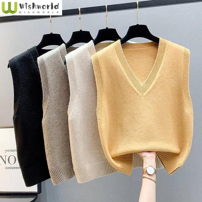 Women's Knitted Sweater Vest - Bubble Girl
