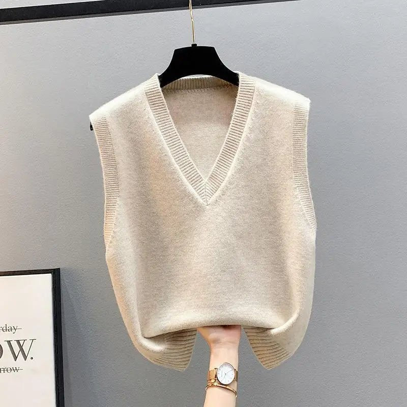 Women's Knitted Sweater Vest - Bubble Girl