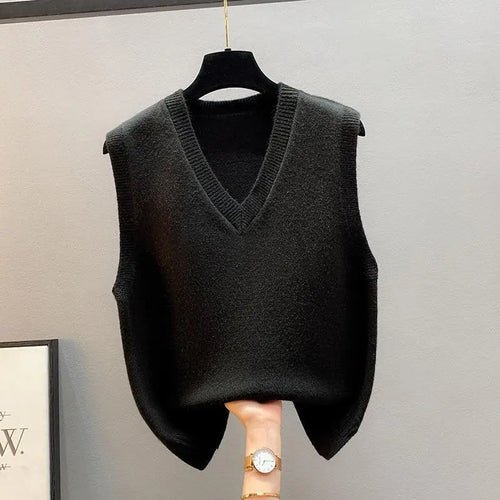 Women's Knitted Sweater Vest - Bubble Girl