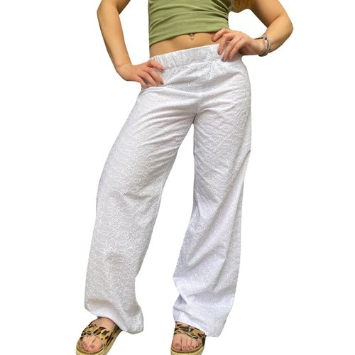 Women’s Lounge Pants Elastic Waist Comfy Wide Leg - Bubble Girl