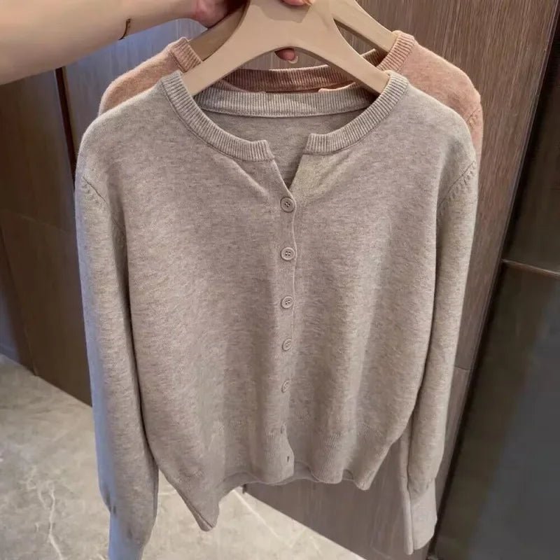 Women's Thin Knit Sweater Cardigan - Bubble Girl